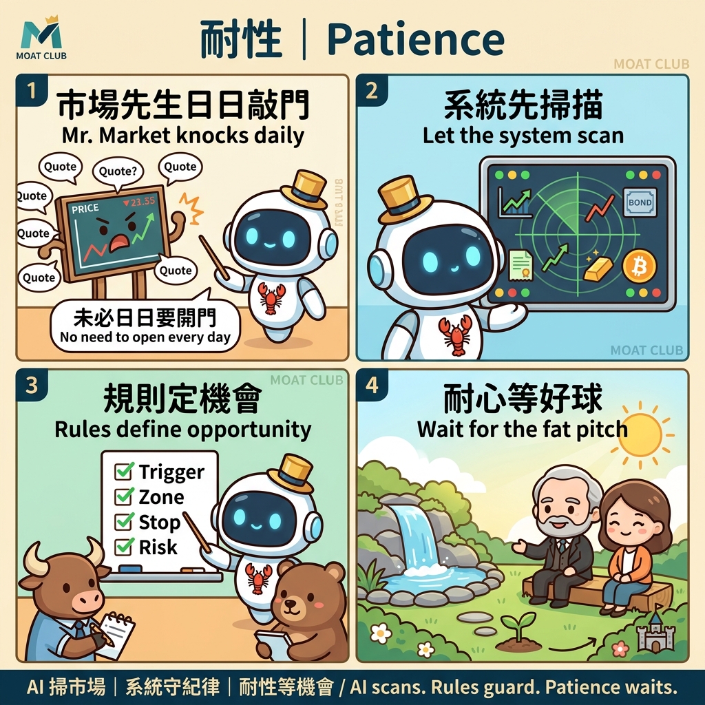 耐性：系統掃描，耐心等待